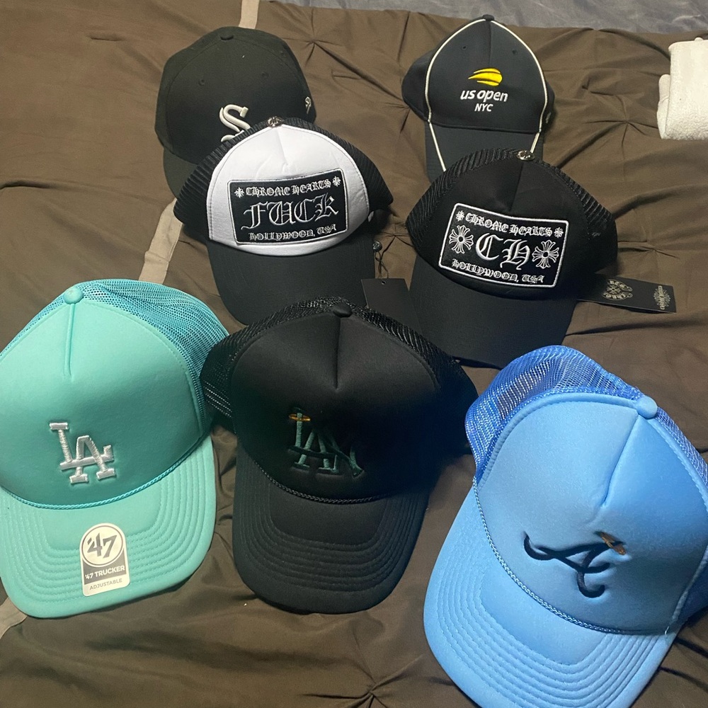 Hats snap backs and fitted